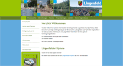 Desktop Screenshot of lingenfeld.de