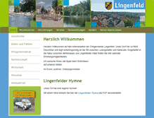 Tablet Screenshot of lingenfeld.de